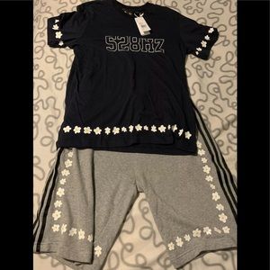 Adidas Pharrell Williams Daisy/Flower Power Outfit